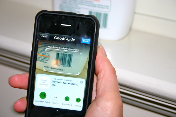 GoodGuide iPhone app for finding toxins in cleaning products and cosmetics
