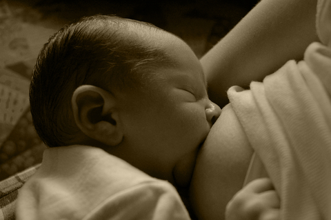 Breastfeeding infant