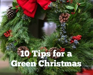 10 Tips for a Green Christmas | OnePartSunshine.com