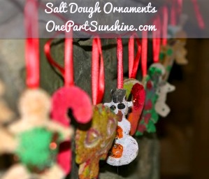 DIY Salt Dough Ornaments for a Natural Christmas Tree | OnePartSunshine.com