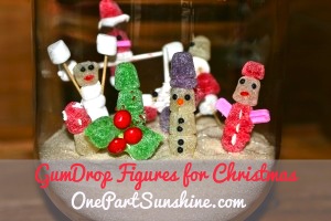 Homemade DIY gumdrop ornaments for a Green Christmas | OnePartSunshine.com