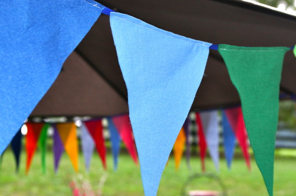 Homemade DIY Felt Birthday Party Banner