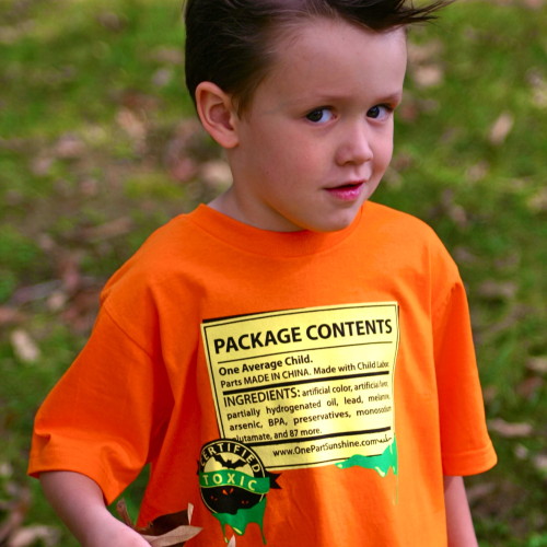 The Scariest Organic Cotton Halloween T-Shirt Ever Kids Children_One Part Sunshine_front2_close