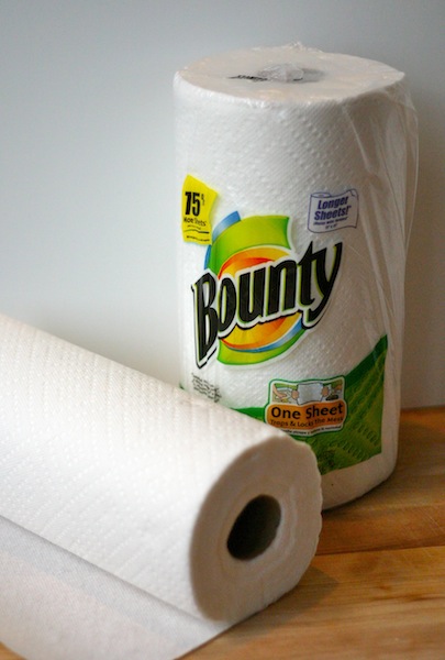 bounty paper towels fight against germy dishcloths