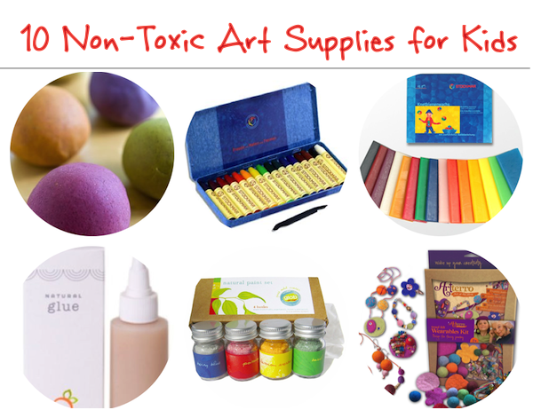 10 Eco-Friendly Non-Toxic Art Supplies for Kids | OnePartSunshine.com