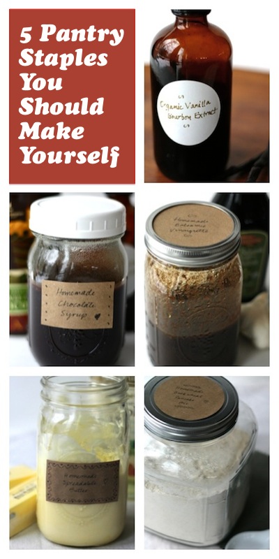 5 Pantry Staples You Should Make Yourself | OnePartSunshine.com