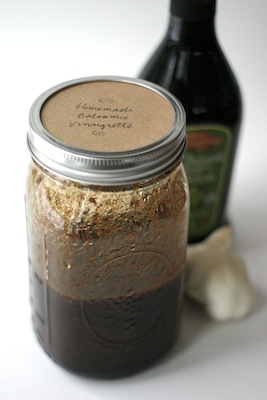 Recipe for Homemade Balsamic Salad Dressing - Make Your Own Pantry Staples | OnePartSunshine.com