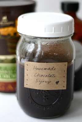 Recipe for Homemade Organic Fair Trade Chocolate Syrup | OnePartSunshine.com