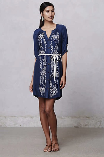 Nursing-friendly dresses | Bandana Panel Dress by Anthropologie