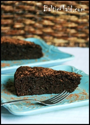 Chocolate Zucchini Cake for Baby's First Birthday