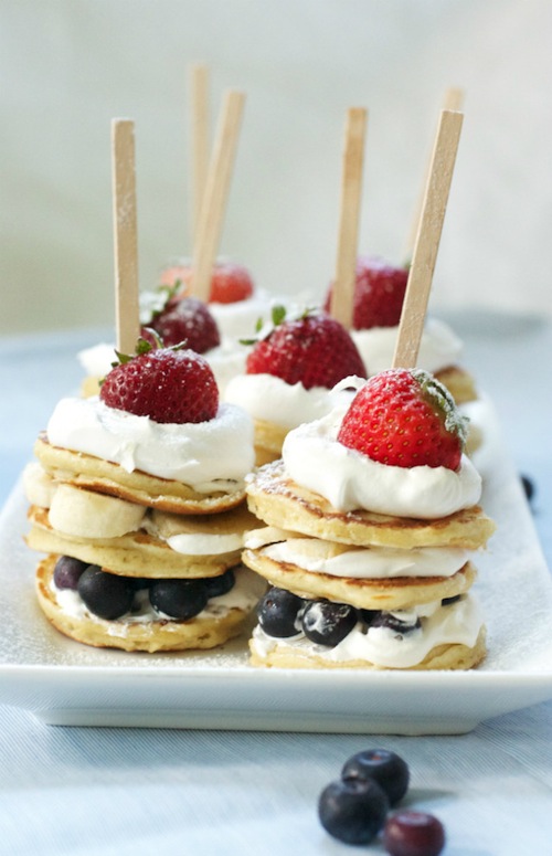 Pancake Stacks for Baby's First Birthday Pancake Stacks for Baby's First Birthday